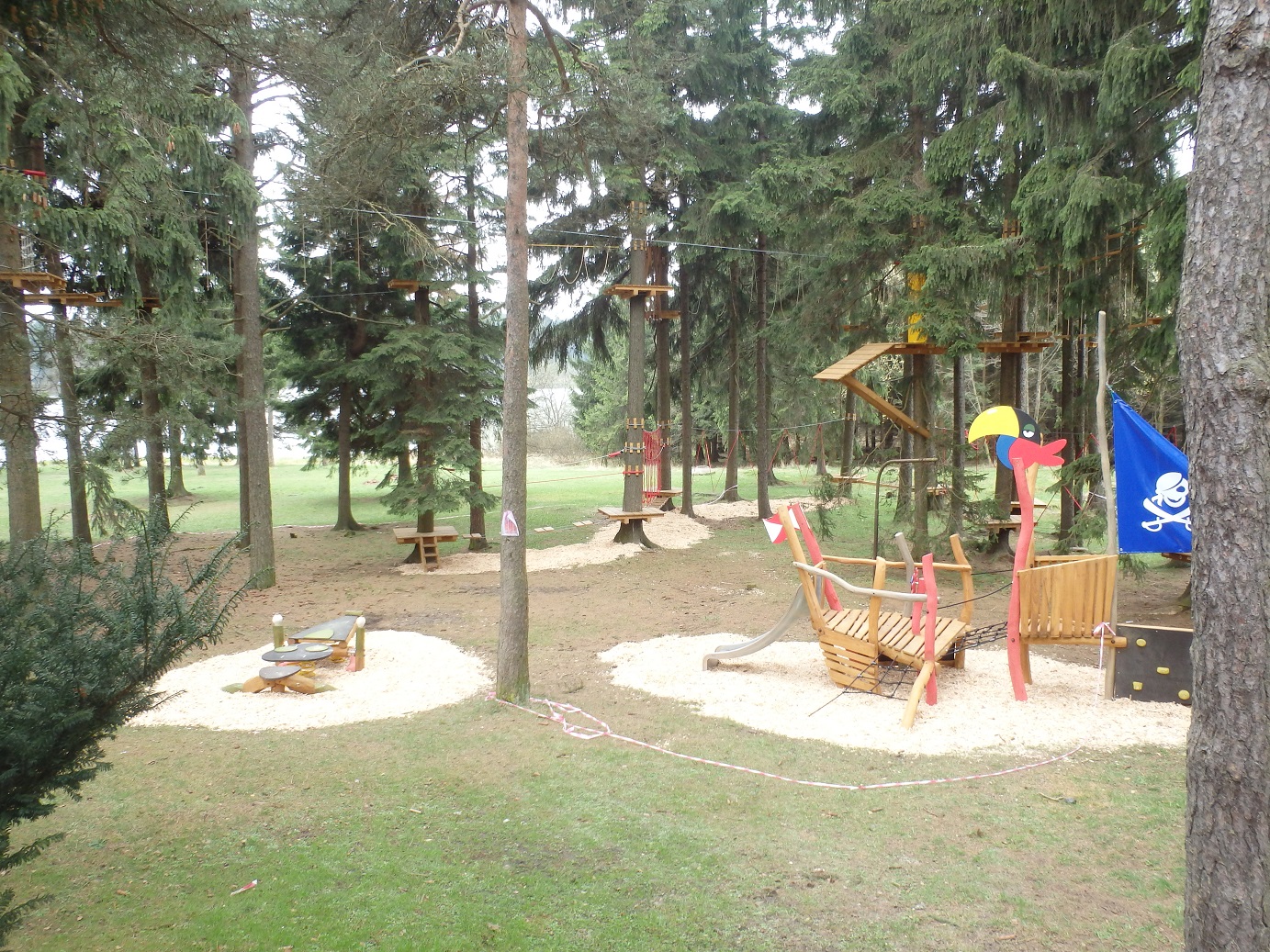 Lanový park Sykovec dokončen a otevřen