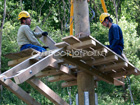 Spolupráce při stavbě lanového parku Amfík Bukovina