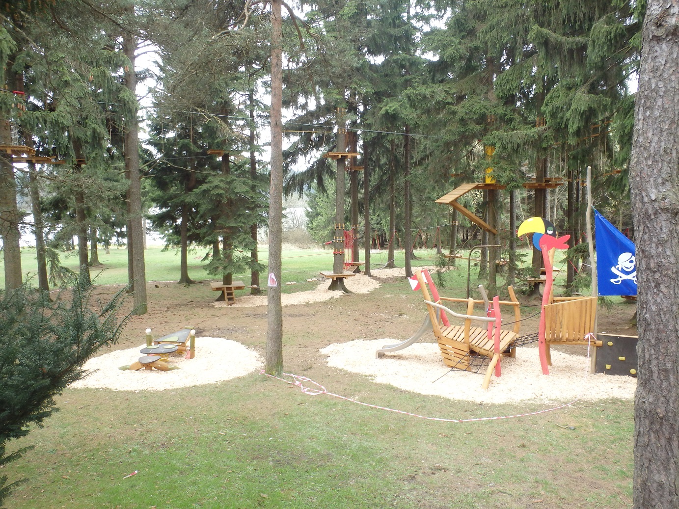Lanový park Sykovec dokončen a otevřen